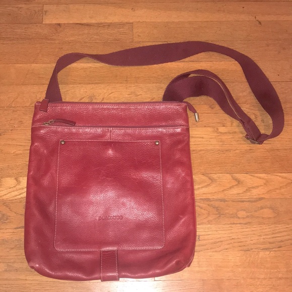 Red Leather Bag - Picture 1 of 11